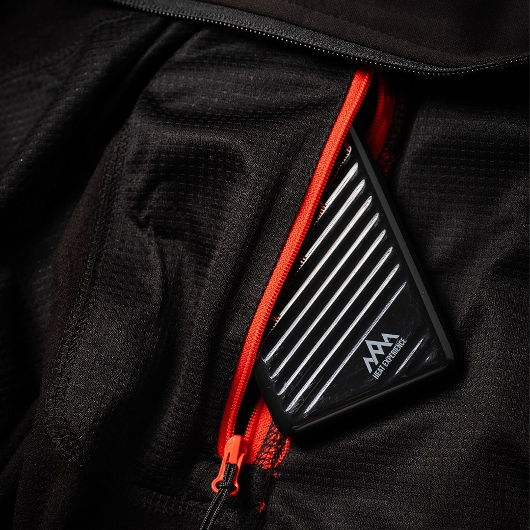 HeatX - Wärmeweste Fleece Damen – Schwarz