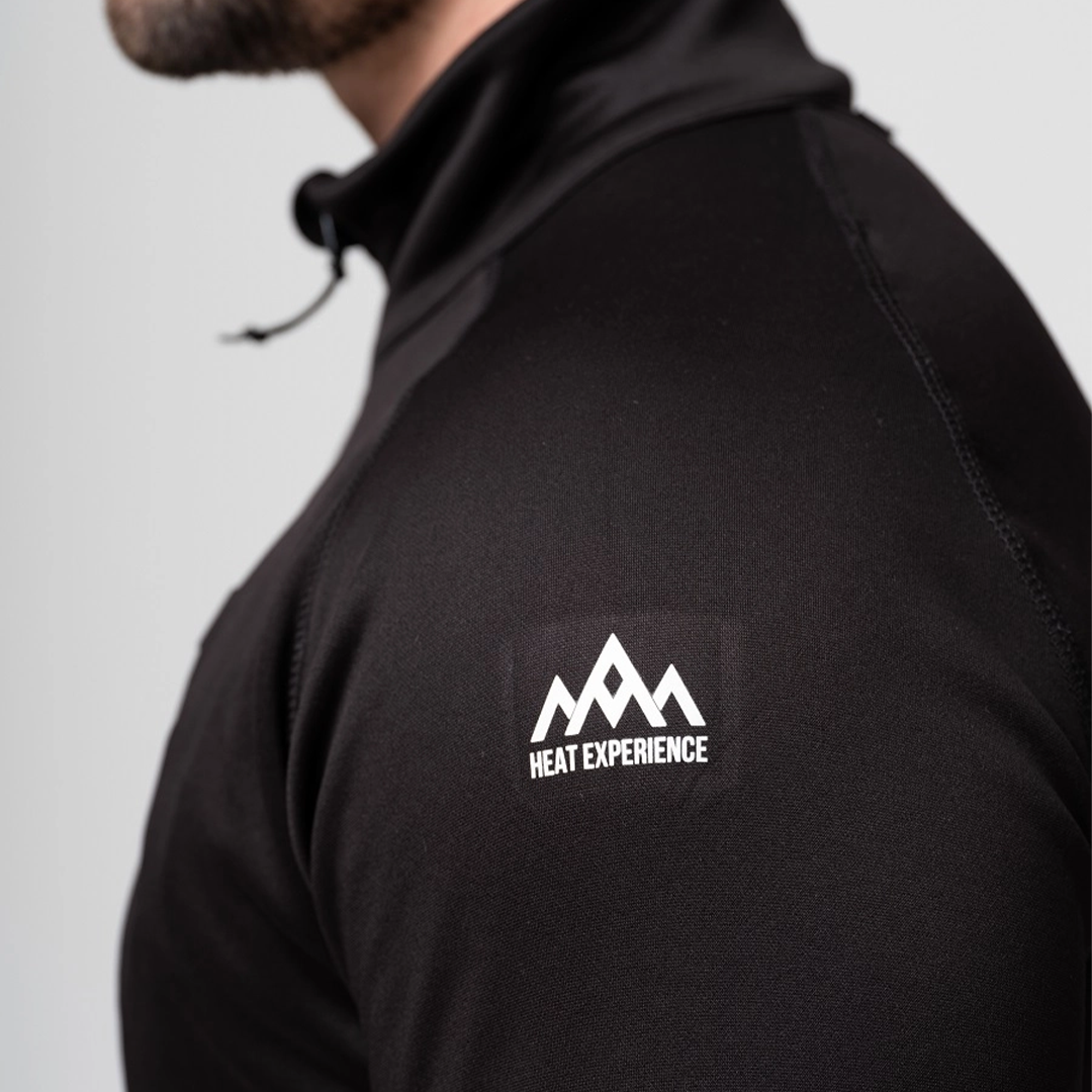 HeatX - Herren Wärmefleece Schwarz