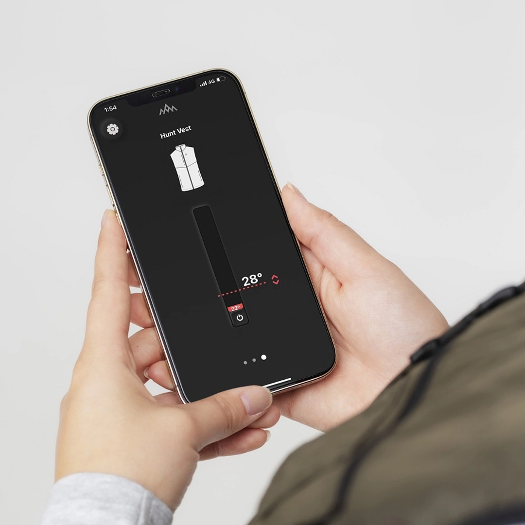 HeatX Wärmeweste Jagd Damen V2 – Olivgrün