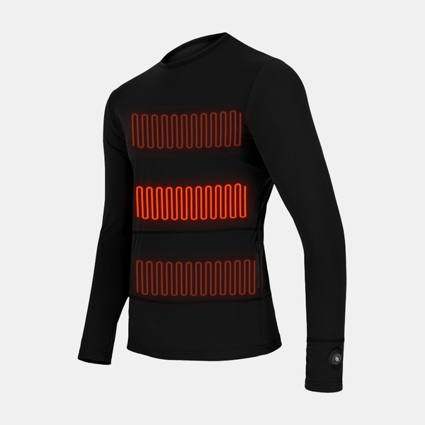 Glovii - Wärmeunterhemd Pullover Schwarz