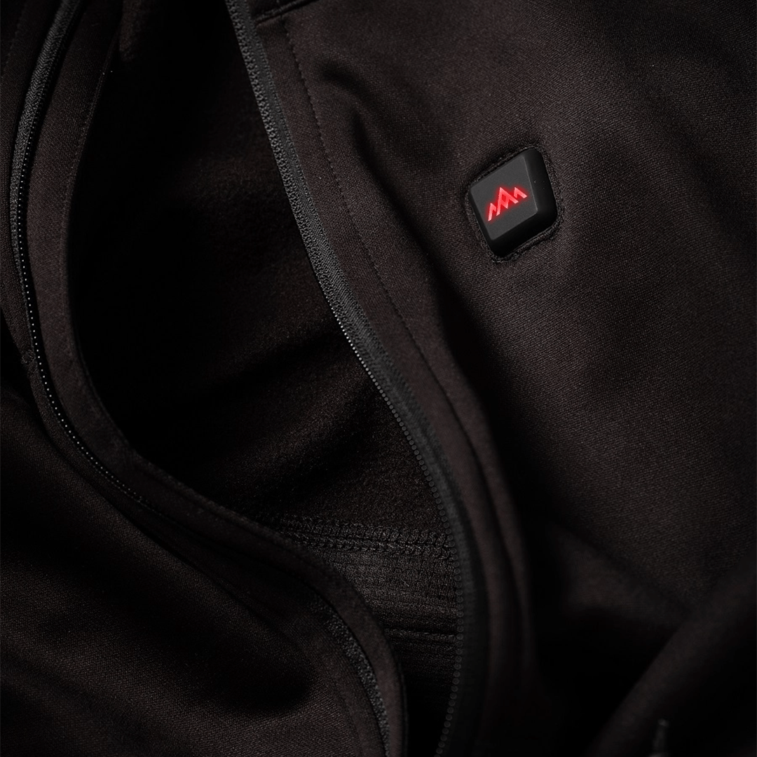 HeatX - Herren Wärmefleece Schwarz