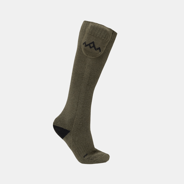 HeatX - Beheizte Socken Everyday Olivgrün mit Batterie