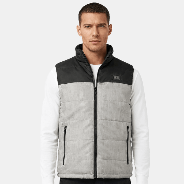 Savior Heat - Herr Wärmeweste mit 4 Heizbereichen und kluger Doppelsteuerung