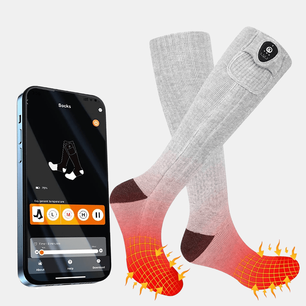 Savior Heat - Beheizte Socken mit Bluetooth und App-Steuerung