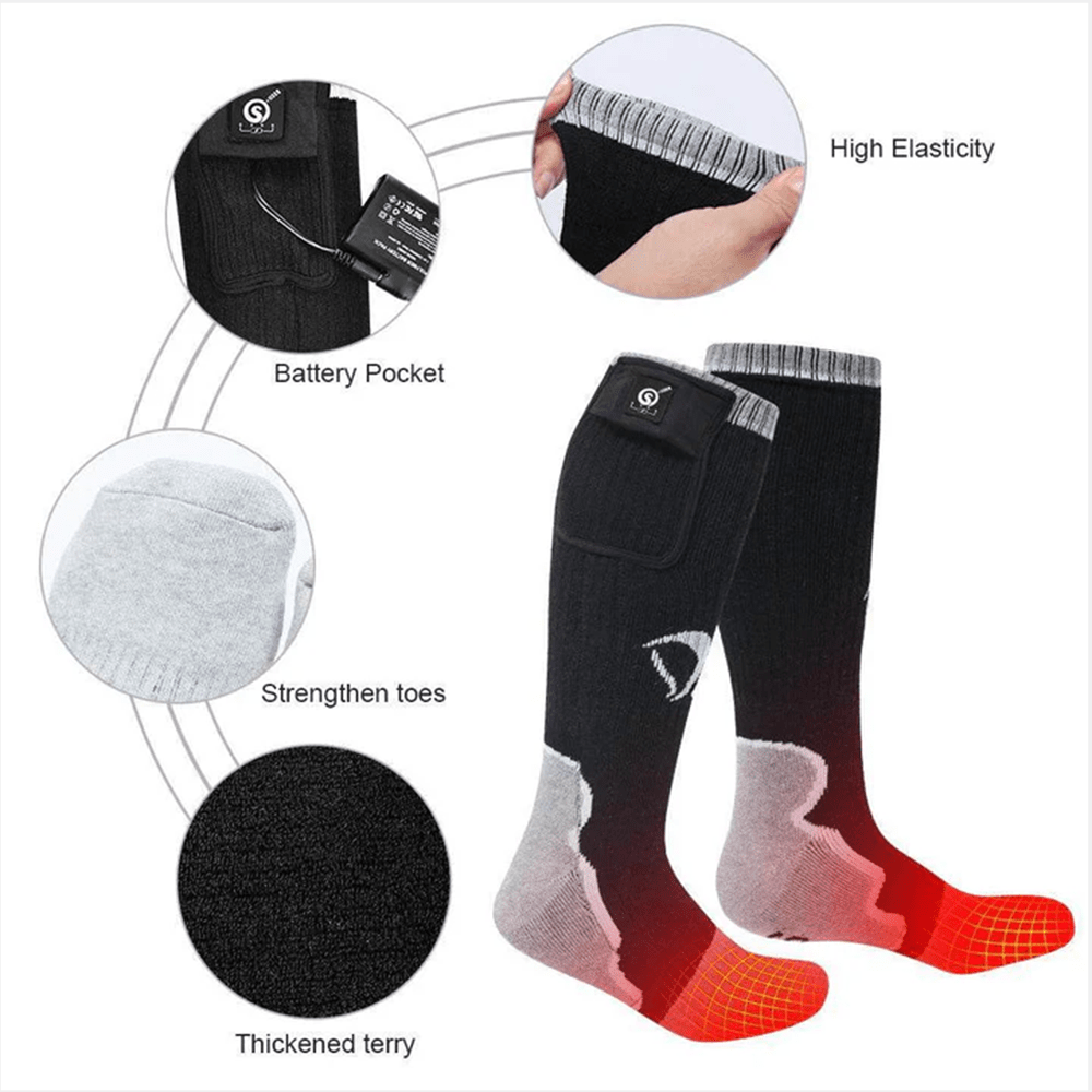 Savior Heat - Beheizte Socken mit wiederaufladbarem Akku