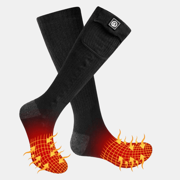Savior Heat - Beheizte Socken Snowboard Schwarz